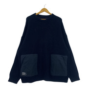 FreshService CREW NECK COMBAT KNIT コマンドニット M ネイビー