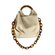 LANVIN ショルダーバッグ 2WAYバッグ クリーム