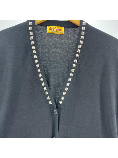 HYSTERIC GLAMOUR カーディガン スタッズ  F