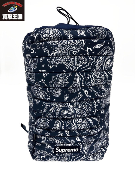 Supreme 22AW Puffer Backpack 青｜商品番号：2100185636587 - 買取