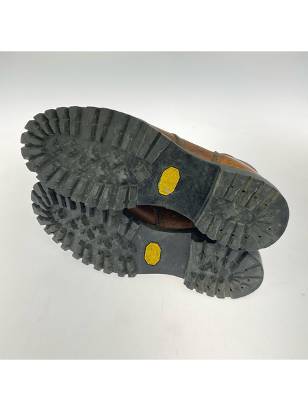 RED WING ブーツ 80s 白四角犬タグ アイリッシュセッター ロガーブーツ 茶