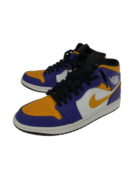 NIKE AIR JORDAN 1 MID 27.5cm レイカーズ DQ8426-517