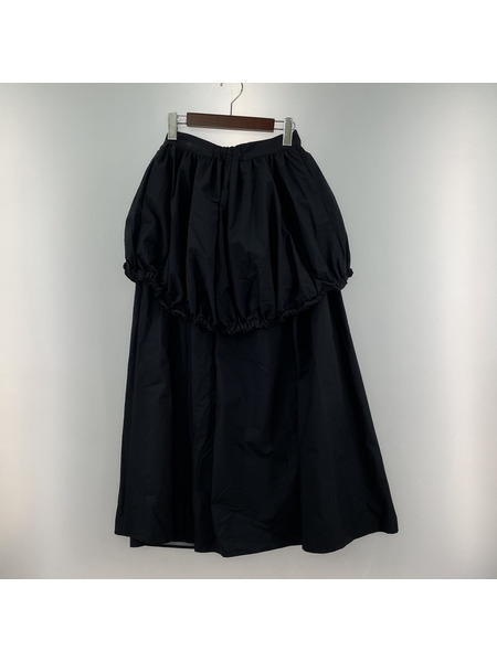 D-VEC W'S PRODUCTS BY GORE-TEX LABS GATHERED SKIRT(2)黒