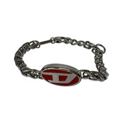 DIESEL ブレスレット・バングル ロゴブレスレット STEEL