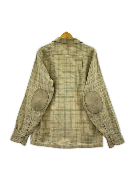 PENDLETON 長袖シャツ 50s チェックシャツ エルボーパッチ