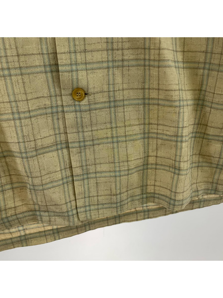 PENDLETON 長袖シャツ 50s チェックシャツ エルボーパッチ