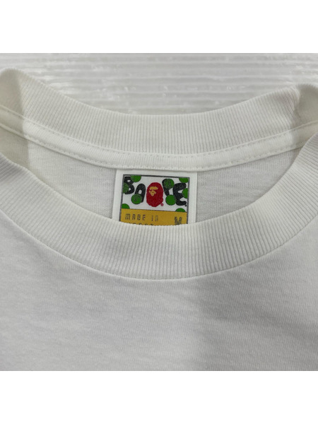 A BATHING APE×SUPER MARIO 08SS マリオコラボ BABY MILO Tee M 白