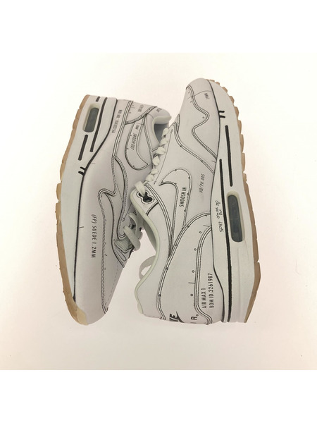 NIKE AIR MAX 1 SKETCH TO SHELF BLK WHT size28.5 CJ4286-100