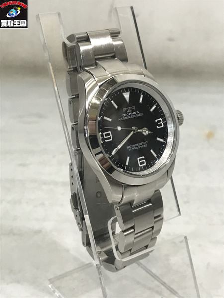 TECHNOS クオーツ 腕時計　ステンレス