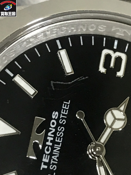 TECHNOS クオーツ 腕時計　ステンレス