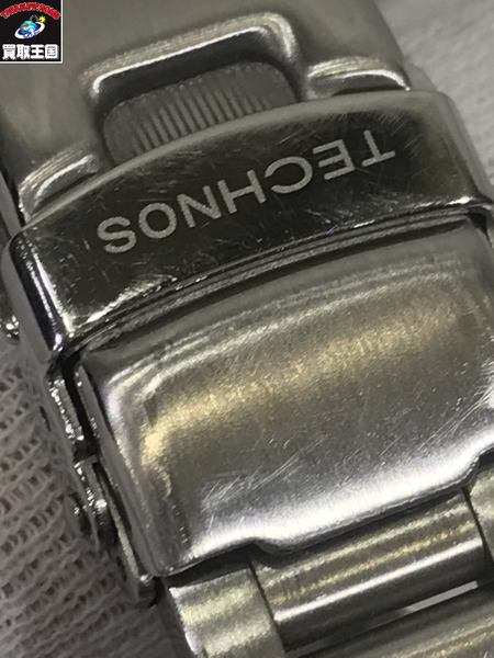 TECHNOS クオーツ 腕時計　ステンレス
