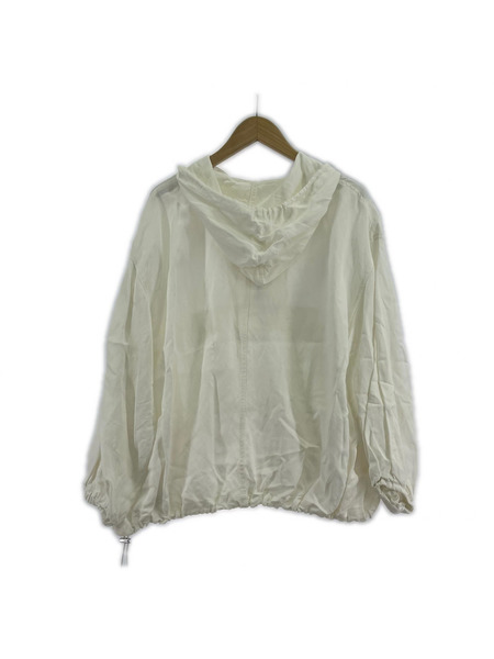 Loungedress パーカー アノラック/白