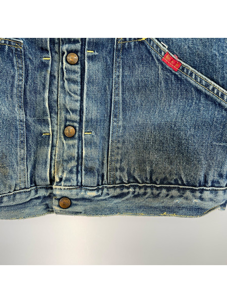 ?70s big smith denim jacket 38