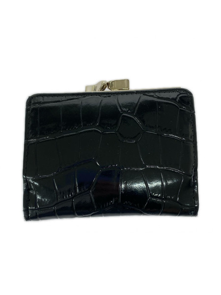Vivienne Westwood クロコ型押シ ガマ口 コンパクトウォレット