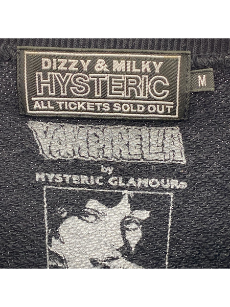 HYSTERIC GLAMOUR x VAMPIRELLA 22AW スウェット M ブラック