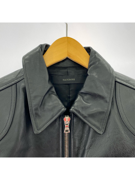 BACKBONE レザージャケット ホースハイド BB16FW 黒(S)