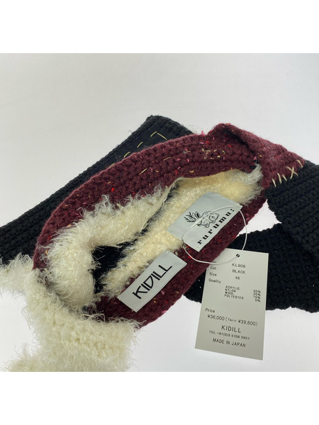 KIDILL×rurumu WHO KILLED BAMBI HAND KNIT BEANIE ニット帽 KL906