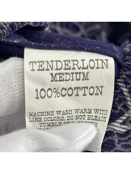 TENDERLOIN 長袖シャツ コーデュロイ 紫