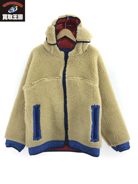 COMFY OUTDOOR GARMENT RABBIT HOODY ボアジャケット ブラウン SIZE:S[値下]