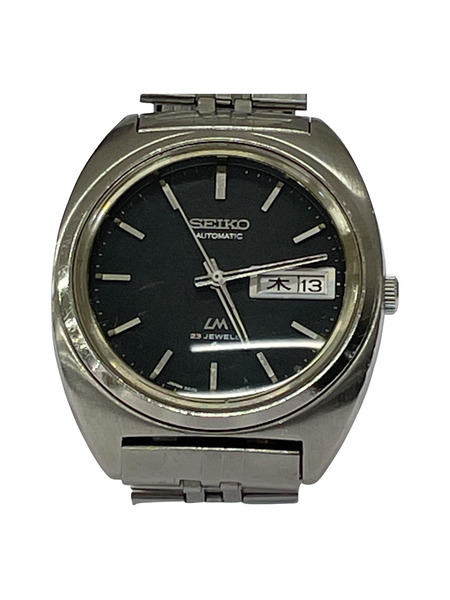 SEIKO 5606-7140 Lord Matic デイデイト 黒文字盤 腕時計 AT