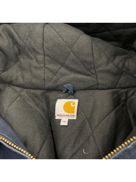 ジャケット アクティブジャケット 企業ロゴ 紺 4XL