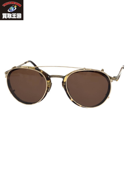 OLIVER PEOPLES MP-2 DTB ダブルブリッジ クリップオン サングラス 47 ...