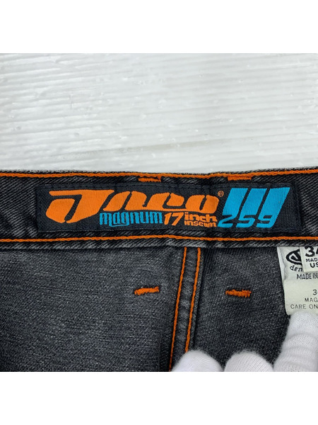 OLD・VINTAGE ショートパンツ JNCO/デニム/ハーフパンツ/黒系