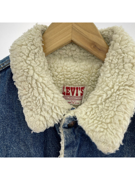 Levi's デニムジャケット 80s ボアランチジャケット 42R