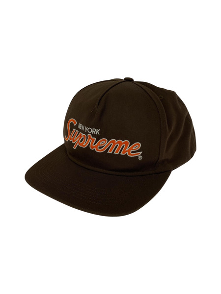 Supreme キャップ 茶