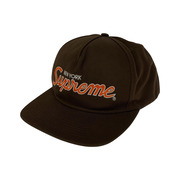 Supreme キャップ 茶