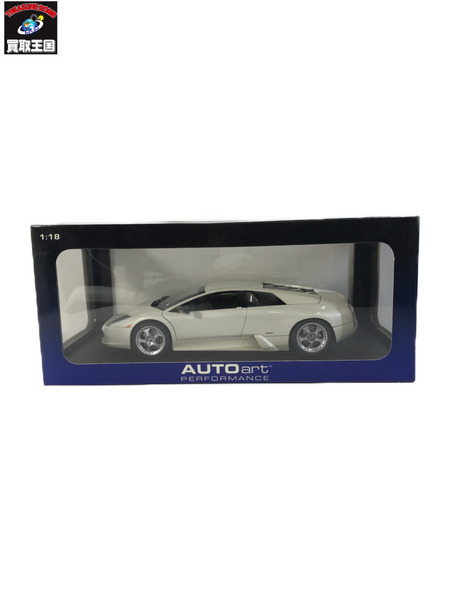 1/18スケールカー オートアート LAMBORGHINI MURCIELAGO(バルーンホワイト)