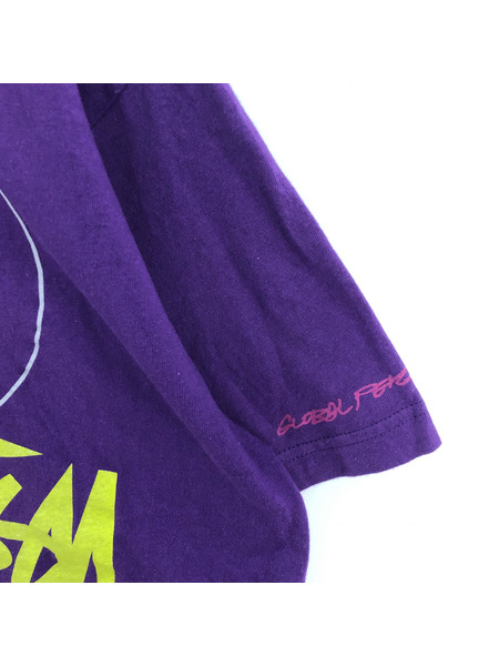 STUSSY S/S TEE (XL) パープル