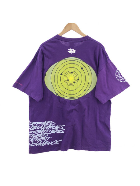 STUSSY S/S TEE (XL) パープル