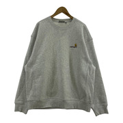 Carhartt AMERICAN SCRIPT SWEAT グレー (XL)