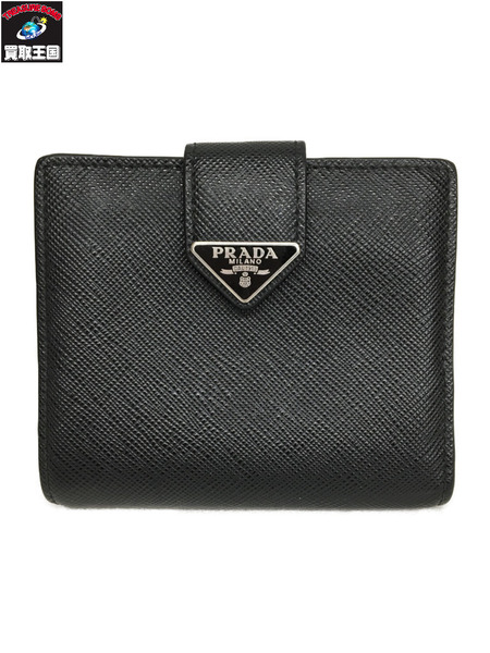 PRADA サフィアーノ トライアングル 二つ折り財布