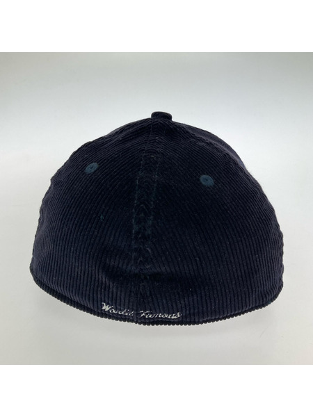Supreme キャップ Corduroy Box Logo New Era 紺