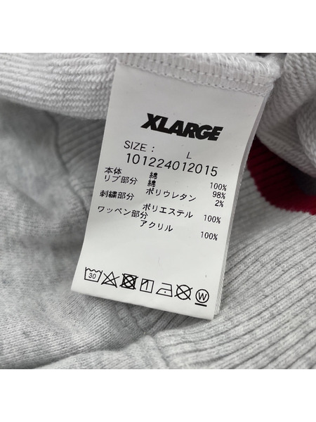 XLARGE ATHLETIC LOGO CREWNECK SWEAT L