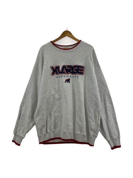 XLARGE ATHLETIC LOGO CREWNECK SWEAT L