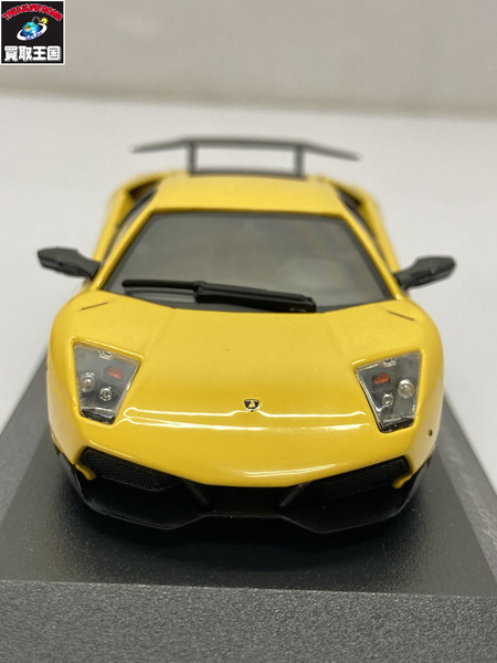 ミニチャンプス  ランボルギーニ ムルシエラゴ LP670-4 SV イエロー 1/43