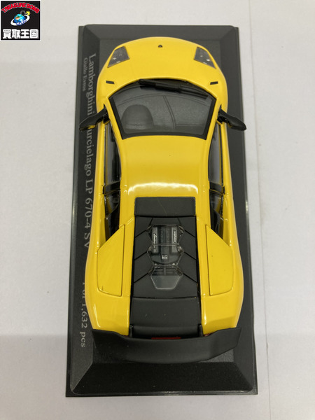 ミニチャンプス  ランボルギーニ ムルシエラゴ LP670-4 SV イエロー 1/43