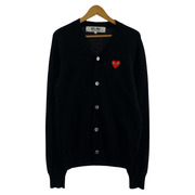 PLAY COMME des GARCONS/カーディガン/M/BLK/AZ-N008