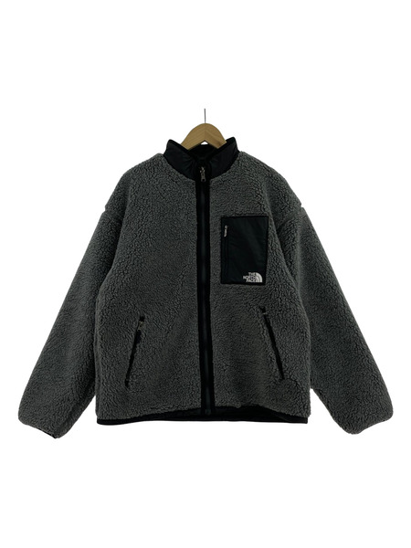THE NORTH FACE REVERSIBLE EXTREME PILE JACKET (M) グレー
