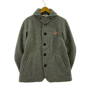 Danton ジャケット ウールモッサ ショールカラー 灰 38