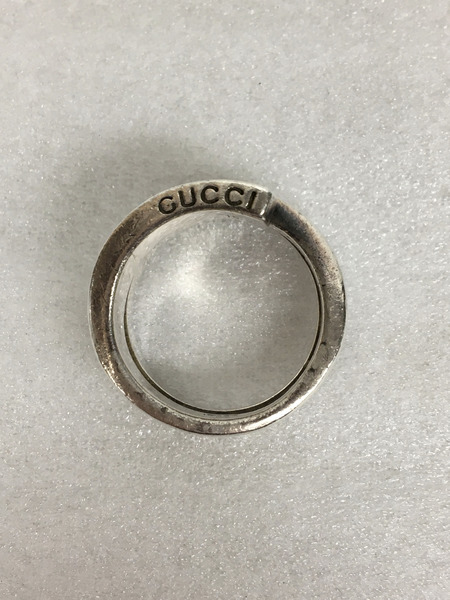 GUCCI　アクセサリー Gロゴ/スパイラルリング/925/#12-13号