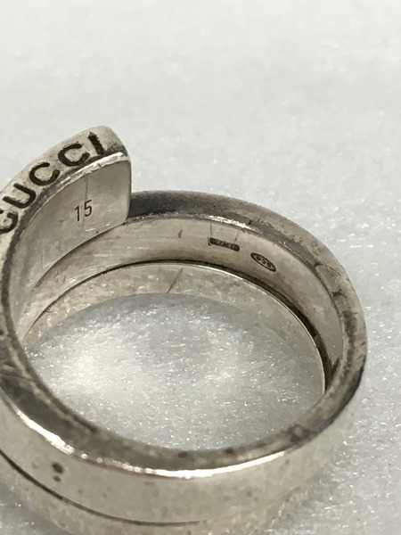 GUCCI　アクセサリー Gロゴ/スパイラルリング/925/#12-13号