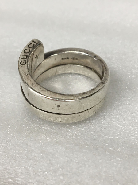 GUCCI　アクセサリー Gロゴ/スパイラルリング/925/#12-13号