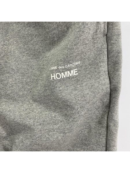 COMME des GARCONS パンツ HOMME/総裏毛製品プリント/サイズS