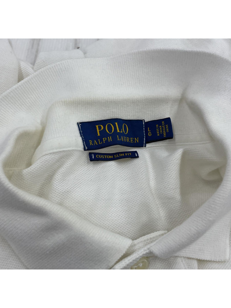 POLO RALPH LAUREN ポロベア SSポロシャツ 白 (L)