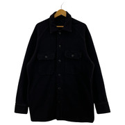 SCAIR ウールシャツジャケット /ブラック