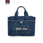 ハンドバッグ COACH × Matin Kim デニム地 ハンドバッグ